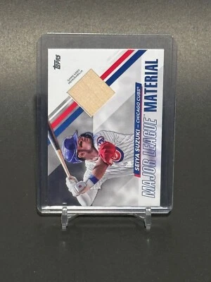 2024 Topps Series 1 #MLM-SS Seiya Suzuki ML Material Chicago Cubs - Image 1 of 2