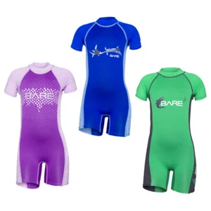 Bare 1mm Kids Guppy Shorty Dive Wetsuit - Picture 1 of 7