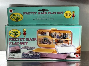Playset Polly Pocket PRETTY HAIR NUOVO SIGILLATO 1990 giocattoli vintage Bluebird - Foto 1 di 3