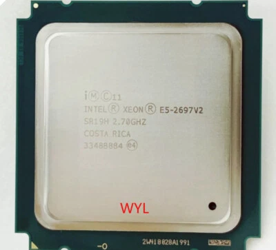 Intel Xeon E5-2697 V2 2.7GHz 12 Core 30M LGA2011 130W SR19H CPU Processor - Image 1 of 4