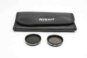 Nikon 28mm Neutral Density ND4 and ND8 filters in pouch, very clean - Picture 1 of 4