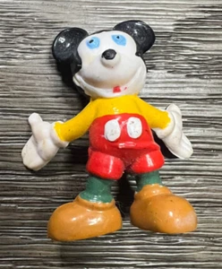 Vintage Hand Painted Mickey Mouse Blue Eyes 2" - Picture 1 of 3