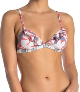 Traje de baño para mujer Maaji M Delight reversible blanco coral azul nuevo con etiquetas - Imagen 1 de 3