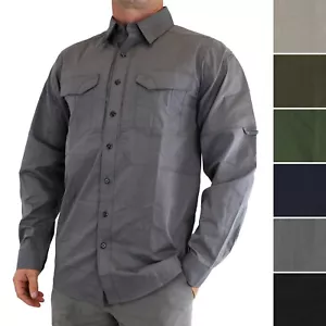 5.11 Stryke Men's Tactical Shirt Long Sleeve Button-Up, Rip-Stop, Multi-Pockets - Picture 1 of 17