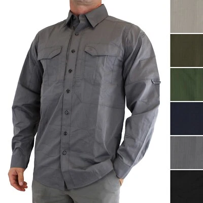 5.11 Stryke Men's Tactical Shirt Long Sleeve Button-Up, Rip-Stop, Multi-Pockets - Image 1 of 4