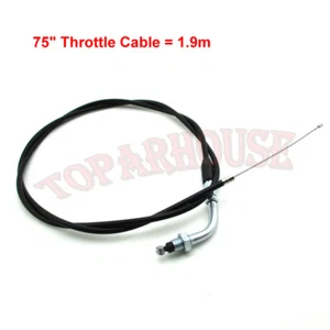 75" Throttle Cable For 50 60 80cc Motorized Bicycle 33 43 49cc Gas Scooter GoPed - Picture 1 of 6
