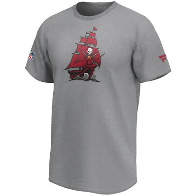 NFL T-Shirt Tampa Bay Buccaneers Iconic Secondary Logo Football Shirt grau