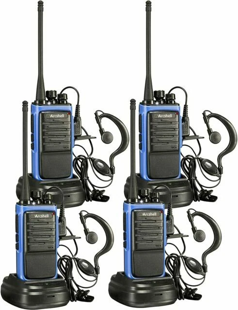 Arcshell AR-6 Single Band 16-Channel Two-way Radios - Pack of 4