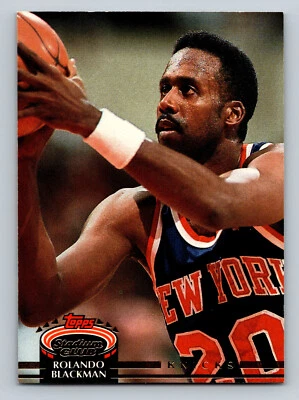 1992-93 Topps Stadium Club Rolando Blackman #226 New York Knicks - Image 1 of 2