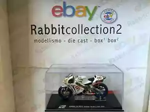 DIE CAST “ APRILIA RS3 JEREMY McWILLIAMS 2004 " MOTO GP SCALA 1/24 - Foto 1 di 2