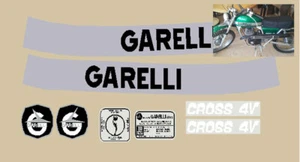 Garelli 50 cross 4V moto verde serie adesivi stickers series - Picture 1 of 1