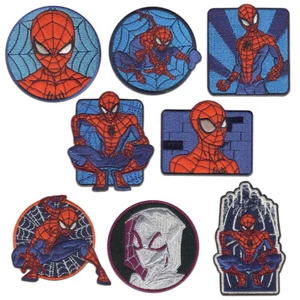 Marvel Spiderman Comic Aufnäher Bügelbild Aufbügler Applikationen Patches - Bild 1 von 8