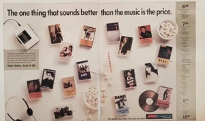 Anzeige Kmart Musikkassetten Fleetwood Mac Aerosmith Original 1990 Werbung - Bild 1 von 12