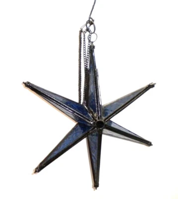 Estrella de David Candelabro Porche Ventana Linterna Hermoso Regalo Bonito 6 Puntos Foto 1 de 4