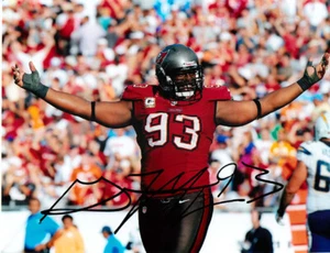 GERALD MCCOY signed 8x10 photo TAMPA BAY BUCCANEERS d - Picture 1 of 1