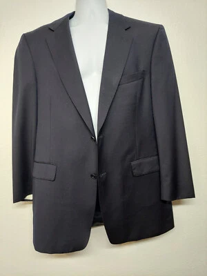 DANIEL CREMIEUX Loro Piana Wool Suit Jacket Blazer Sport Coat France 42R Black  - Image 1 of 4