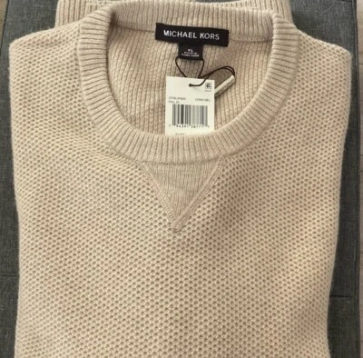 Suéter chino melange grande Michael Kors para hombre nuevo con etiquetas Foto 1 de 4