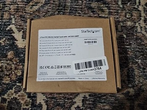 StarTech.com 2 Port PCI RS232 Serial Card with 16C550 UART PART # PCI2S5502 - Picture 1 of 9