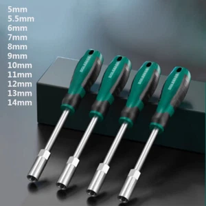 1pcs 5~14mm Hex Socket Screwdriver Driver Wrench Hex Nut Key Nutdriver Hand Tool - Picture 1 of 6