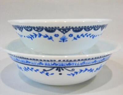 ❤️ Corelle PORTOFINO *Choose 1-Qt OR 2-Qt SERVING BOWL *Italian Coast Blue Tiles - Image 1 of 4