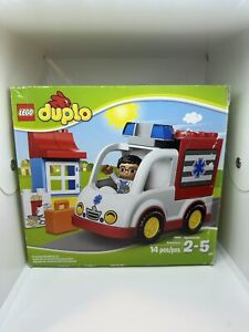 Lego Duplo 10527 Ambulance Complete Set Doctor Hospital Retired 2014 Ages 2-5