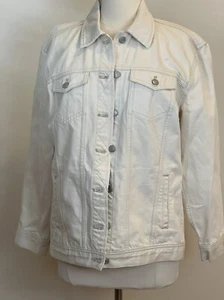 J.Crew Women's Size S Relaxed Denim Jacket in Natural. - Picture 1 of 8