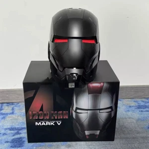 AUTOKING Iron Man MK5 1:1 Helmet Wearable Voice-control Mask Cosplay Black Ver. - Picture 1 of 21