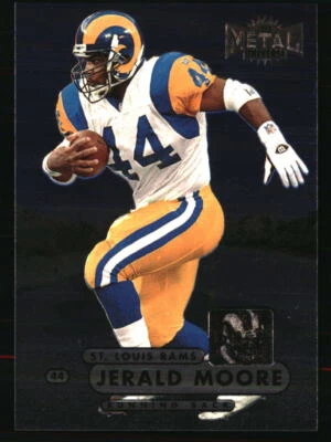 Jerald Moore 1998 Metal Universe #123 FOOTBALL Card St. Louis Rams - Image 1 of 2