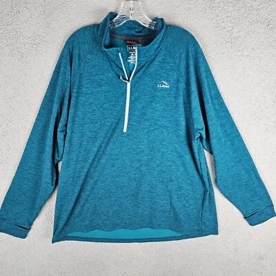 L.L. Pullover de vellón Bean Adventure rejilla ligeramente ajustado 1/4 cremallera para hombre XL Foto 1 de 4