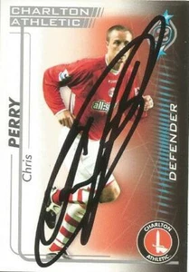 CHRIS PERRY SIGNED CHARLTON 2005/2006 SHOOT OUT TRADING CARD+COA - Picture 1 of 1