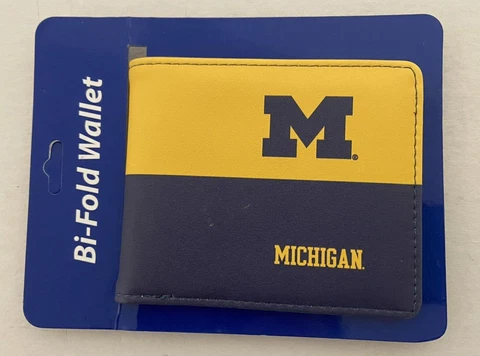 Michigan Wolverines NCAA Bi-Fold Little Earth Wallet Cover