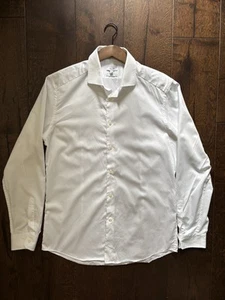 Reiss Button Down White XL Slim Fit Shirt Fresh & Crisp - Picture 1 of 15