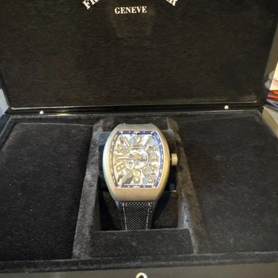 Franck Muller Vanguard Blue Camo - V 45 SC DT CAMOUFLAGE  - Image 1 of 4