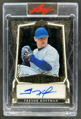 2025 Листовой металл Sports героев Тревор Хоффман золото ацетат автограф #1/1 - Изображение 1 из 2