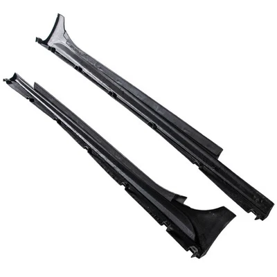Black Rocker Panel Side Skirt 2pcs Set For Maserati Ghibli & Q4 2014-2016 Foto 1 de 4