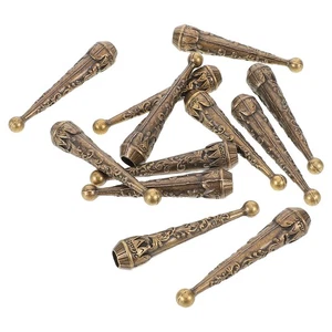 12 Pcs Retro Pendant DIY Tie Replacement Parts Decorative Bolo Tips - Picture 1 of 12