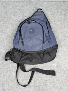 Nike 2007 Cordura Rucksack blau mehrere Taschen vorne Seite & Riemen Y2K - Bild 1 von 18