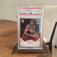 🔥2013-14 Panini Prestige GIANNIS ANTETOKOUNMPO RC PSA 10🔥