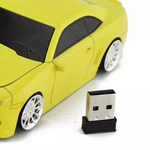 Sport Car Shaped Wireless Computer Mouse 2.4G High Accuracy Sensor Mouse for PC - Picture 1 of 24