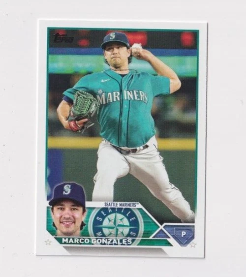 (10) Marco Gonzales 2023 TOPPS SERIES 1 BASE CARD LOT #144 SEATTLE MARINERS - Image 1 of 1