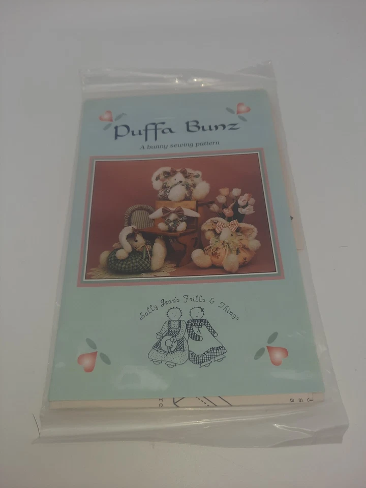 Pantalones de mezclilla Sally 10x8 4x4 con patrón de costura SIN CORTAR conejito puffa Bunz Foto 1 de 2