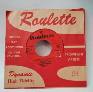 Jimmie Rodgers OH-OH I'M FALLING IN LOVE AGAIN (45) #4045 PLAYS VG+ TO VG++ - Picture 1 of 5