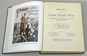 History of The Great World War 1914-1918 Victory Peace Edition Hardcover 1919 - Picture 1 of 16