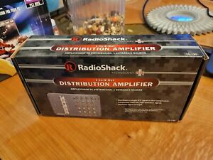 Component Video Distribution Amplifier 1-In/4-Out Radio Shack