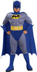 Deluxe Batman Muscle Boy's Fancy Dress Childrens Costume Kids Child Outfit New