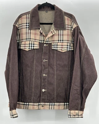 Chaqueta de mezclilla y cuadros vintage The Hip-Hop Elements talla 2XL Foto 1 de 4