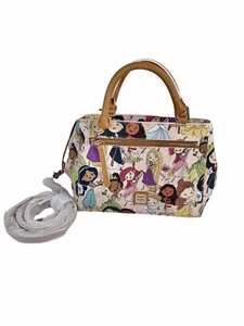 Dooney & Bourke Disney Park Prinzessin kleine Schulranzen Geldbörse Tasche Schultergurt Neu mit Etikett - Bild 1 von 12
