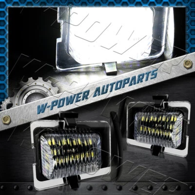 Luces LED xenón blanco 18-SMD para Jeep Wrangler JK 6000K 2007-2018 matrícula Foto 1 de 4