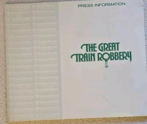 Kit de prensa de película de 1979 The Great Train Robbery 13 fotos Sean Connery - Imagen 1 de 5