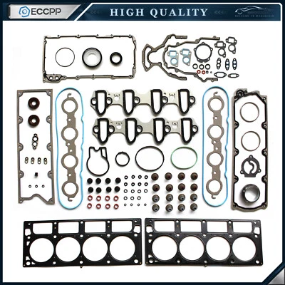 Full Gasket Set Fit for 2004-2006 GMC Sierra 1500 Cadillac Escalade EXT 6.0L - Image 1 of 4